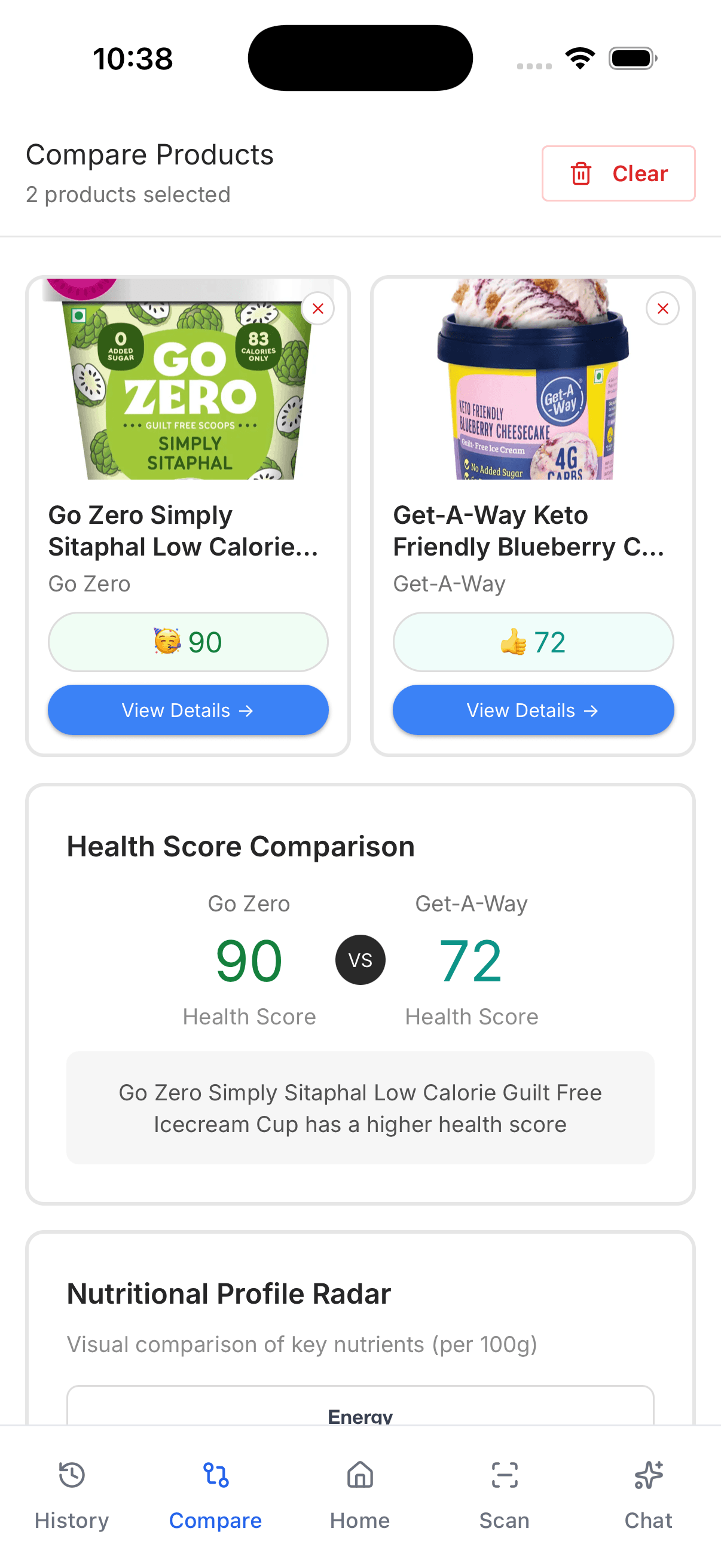 Product Comparison
